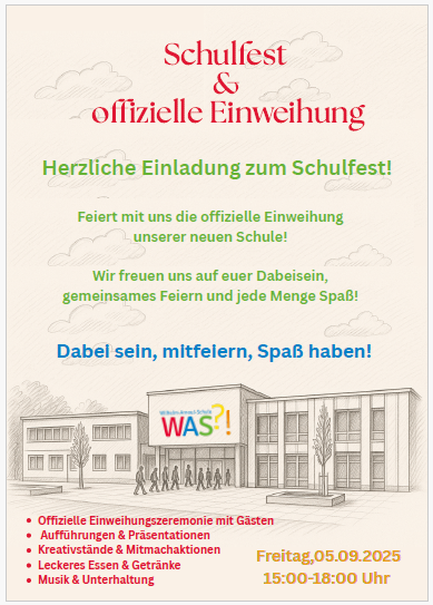05.09.2025 Einweihung des neuen Schulgebäudes